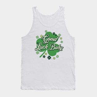 St Patrick's Day - Four Leaf Clover Tank Top